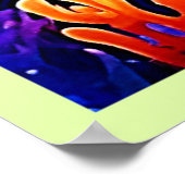 Rainbow Ocean Reef Fish Design Poster (Hoek)