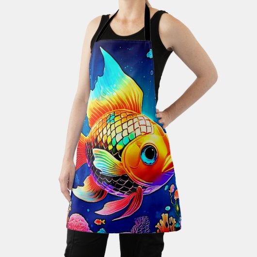 Rainbow Ocean Reef Fish Design Schort (Insitu)