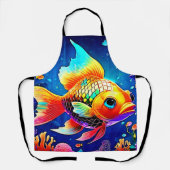 Rainbow Ocean Reef Fish Design Schort (Voorkant)