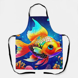 Rainbow Ocean Reef Fish Design Schort