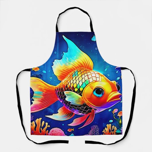 Rainbow Ocean Reef Fish Design Schort (Voorkant)