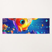Rainbow Ocean Reef Fish Design Yogamat (Voorkant (horizontaal))