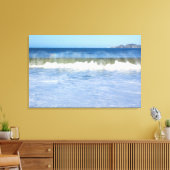 Rainbow Ocean Wave Triptych Wall Art Canvas Afdruk (Insitu (Woonkamer))