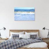 Rainbow Ocean Wave Triptych Wall Art Canvas Afdruk (Insitu (Slaapkamer))