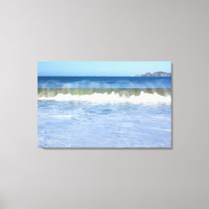 Rainbow Ocean Wave Triptych Wall Art Canvas Afdruk