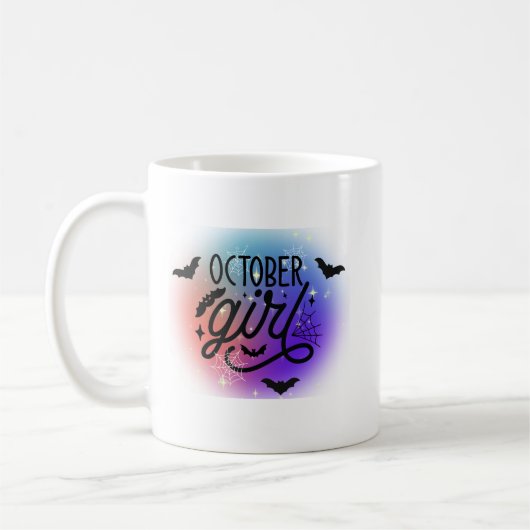 Rainbow October Girl Koffiemok (Links)