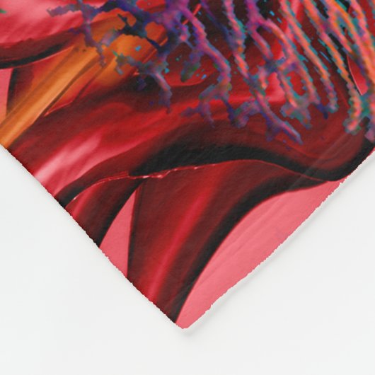 Rainbow Octopus Fleece Blanket Deken (Hoek)