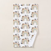 Rainbow Oerwoud Animals Pattern Bad Handdoek (Handdoek)