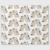 Rainbow Oerwoud Animals Pattern Cadeaupapier (Vlak)