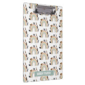 Rainbow Oerwoud Animals Pattern Klembord (Rechts)