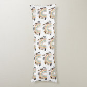 Rainbow Oerwoud Animals Pattern Lichaamskussen (Voorkant Verticaal)