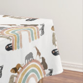Rainbow Oerwoud Animals Pattern Tafelkleed (Voorbeeld)