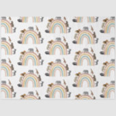 Rainbow Oerwoud Animals Pattern Tissuepapier (Voorkant)