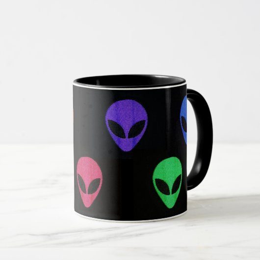 Rainbow of Aliens-Mok *Aanpassen* Mok (Voorkant rechts)