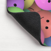 Rainbow of Colorful Happy Faces Muismat (Hoek)