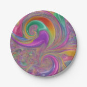 Rainbow of Delight Papieren Bordje (Voorkant)