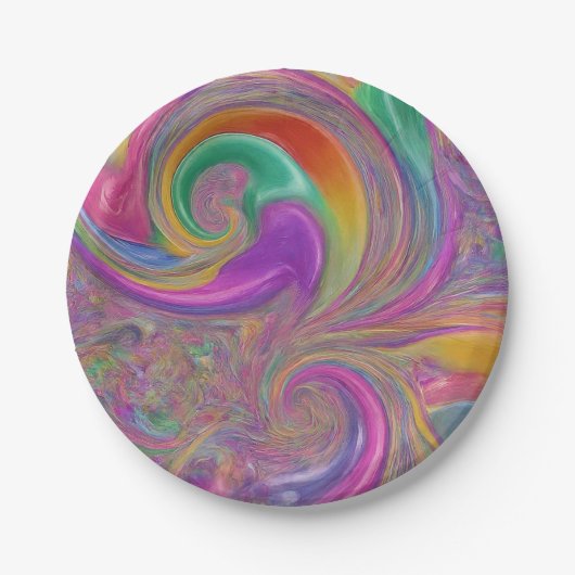 Rainbow of Delight Papieren Bordje (Voorkant)