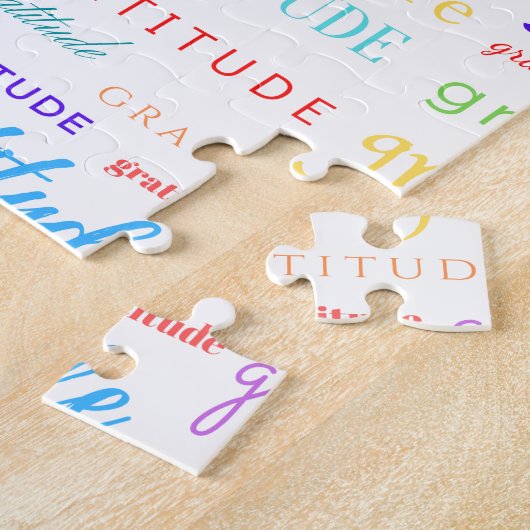 Rainbow of Gratitude Puzzle Legpuzzel (Zijkant)