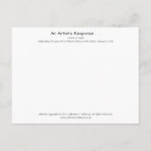 Rainbow of Hearts en Hope Celebration Briefkaart (Achterkant)