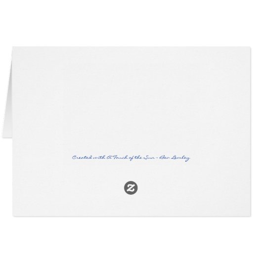 Rainbow of Hope ~ Blessings and Faith Kaart (Achterkant Horizontaal)