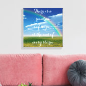 Rainbow of Hope Canvas Afdruk (Insitu (Woonkamer))