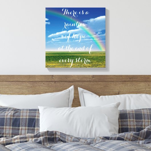 Rainbow of Hope Canvas Afdruk (Insitu (Slaapkamer))
