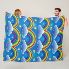 Rainbow of Hope - Gezellige babydeken Fleece Deken