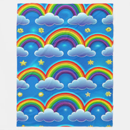 Rainbow of Hope - Gezellige babydeken Fleece Deken