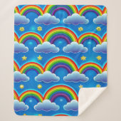 Rainbow of Hope - Gezellige babydeken Sherpa Deken (Voorkant)