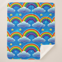 Rainbow of Hope - Gezellige babydeken Sherpa Deken