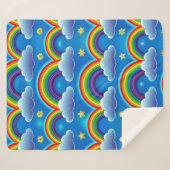 Rainbow of Hope - Gezellige babydeken Sherpa Deken (Voorkant (horizontaal))