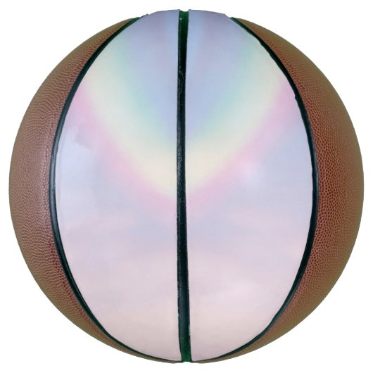 Rainbow of hope - pastel, basketbal (Verticaal)