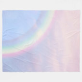 Rainbow of hope - pastel, fleece deken (Voorkant (Horizontaal))