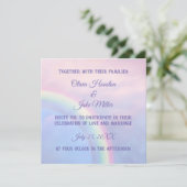 Rainbow of hope - pastel, kaart (Staand voorkant)