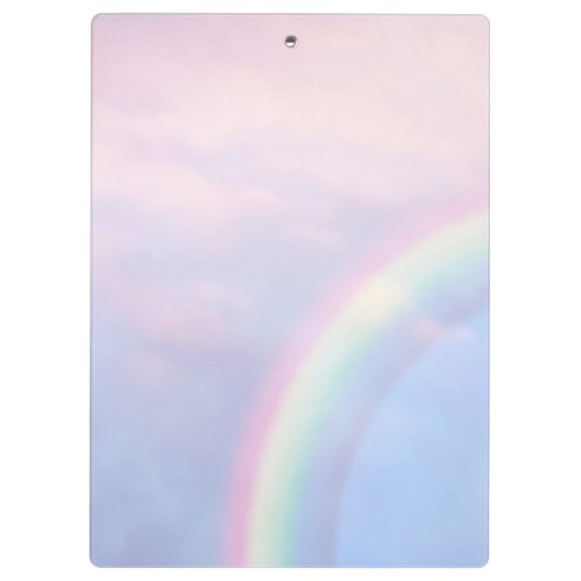 Rainbow of hope - pastel, klembord (Achterkant)