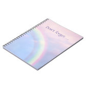 Rainbow of hope - pastel, notitieboek (Linkerzijde)