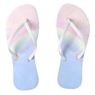 Rainbow of hope - pastel, teenslippers