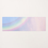 Rainbow of hope - pastel, yogamat (Achterkant (horizontaal))