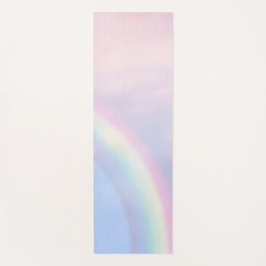 Rainbow of hope - pastel, yogamat (Voorkant)