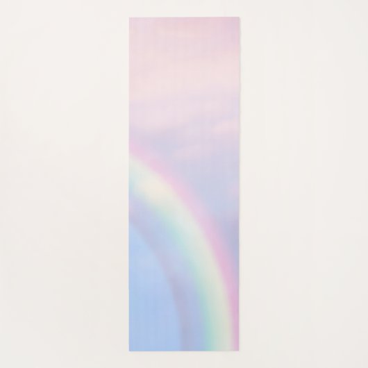 Rainbow of hope - pastel, yogamat (Achterkant)