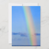 Rainbow of Love & Happiness Wedding Couples Shower Kaart (Achterkant)