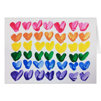 Rainbow of Love - Leuke kleurrijke handgeschilderd