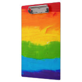 Rainbow Oil Paint Pride Klembord – LGBT Gay (Links)