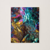 Rainbow Oil Slick Crystal Rock Legpuzzel (Verticaal)