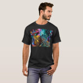 Rainbow Oil Slick Crystal Rock T-shirt (Voorkant volledig)