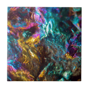 Rainbow Oil Slick Crystal Rock Tegeltje