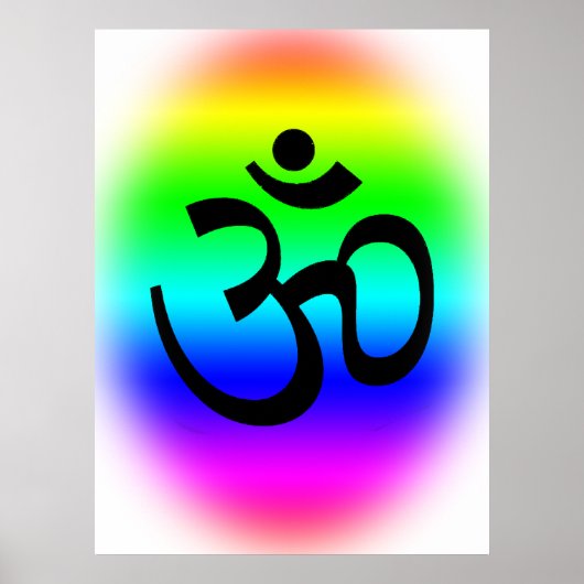 Rainbow Om Poster (Voorkant)