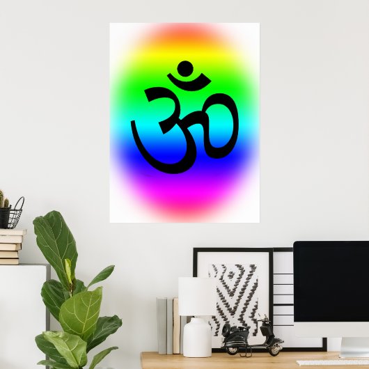 Rainbow Om Poster (Thuiskantoor)