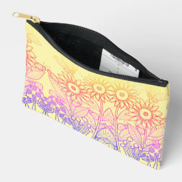 Rainbow Ombre Butterfly & Ladybugs Etui