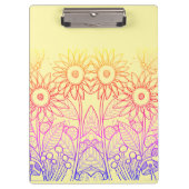 Rainbow Ombre Butterfly & Ladybugs Klembord (Voorkant)